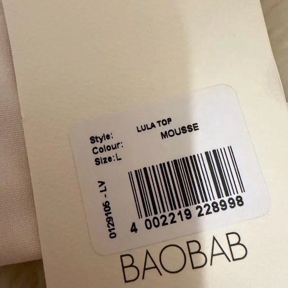 Baobab Collection Lula Top in Mousse NWT size Large - Picture 3 of 4
